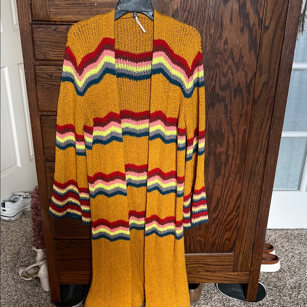 Free People Multicolor Knit Sweater